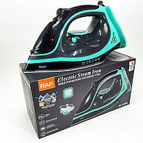 Праска парова RAF R.1250 з керамічною підошвою та функцією самоочищення 2200 Вт. QL-862 Колір: синій, фото 2