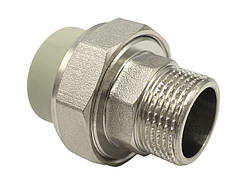 Згін американка PPR ASCO Ø.20x1/2" З, сірий колір AS31021902N