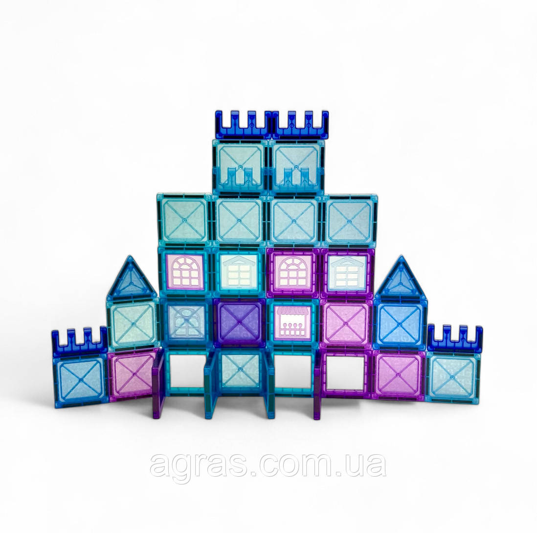 Конструктор магнітний розвивальний 3D на 50 деталей STEM