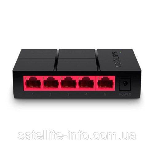 Комутатор Mercusys MS105G Gygabit, фото 1