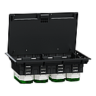 Лючок підлоговий 12 модулів 224x70x345мм пластик [INS52126] Unica System+ Schneider Electric