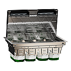 Лючок підлоговий 12 модулів 224x82x345мм метал [INS52127] Unica System+ Schneider Electric