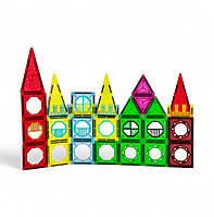 Детский магнитный конструктор 3D на 56 деталей STEM