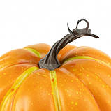 Гарбуз декор на Гелловін 15 см, фото 2