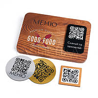 Таблички меню з QR‑кодом