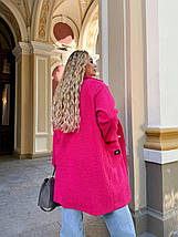 Пальто барашек без підкладу великого розміру Розміри: 46-48, 50-52, 54-56, 58-60, 62-64, фото 3