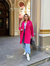 Пальто барашек без підкладу великого розміру Розміри: 46-48, 50-52, 54-56, 58-60, 62-64, фото 4