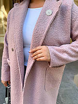 Пальто барашек без підкладу великого розміру Розміри: 46-48, 50-52, 54-56, 58-60, 62-64, фото 5
