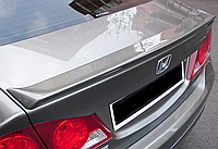 Анатомічний спойлер під фарбування на Honda Civic 8 2005-2011 Спойлер сабля багажника Хонда Цивік 8