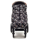 Дитячий зимовий конверт чохол на флісі з утеплювачем у візок коляску Тренд Чарівний ліс, фото 5