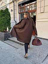 Пальто барашек без підкладу великого розміру Розміри: 46-48, 50-52, 54-56, 58-60, 62-64, фото 3