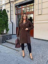 Пальто барашек без підкладу великого розміру Розміри: 46-48, 50-52, 54-56, 58-60, 62-64, фото 5