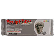 Маса для моделювання Sculpt Dry, сіра, 500 г, MUNGYO