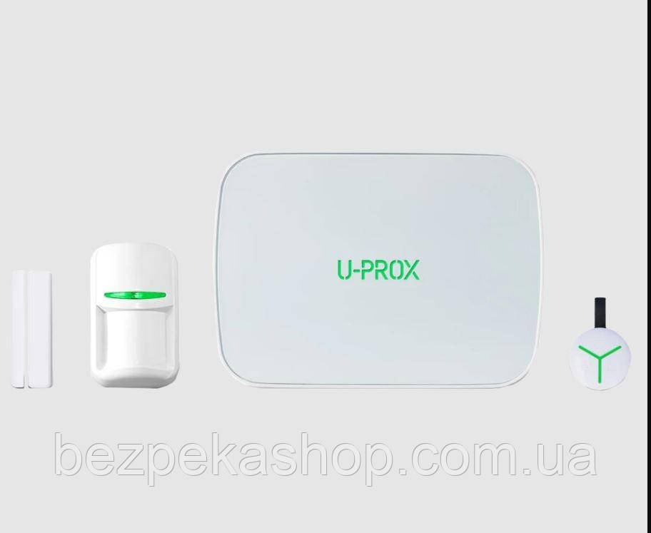 Комплект бездротової охоронної сигналізації U-Prox MPX G KF kit White