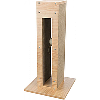 Кігтеточка стовпчик з іграшкою та котячою м ятою для кішок Trixie (Тріксі) 30х30х62 см