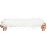 Дитячий зимовий конверт кокон на овчині з утеплювачем у візок коляску від 0 до 10 місяців Тренд Baby XS Синій з опушкою, фото 2