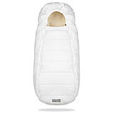 Дитячий зимовий конверт кокон на овчині з утеплювачем у візок коляску від 0 до 10 місяців Тренд Baby XS Білий з опушкою, фото 4