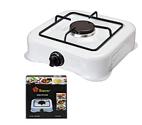 Нова газова плита, універсальна кухонна техніка для приготування їжі на 1 конфорку, зручна в експлуатації й економічна