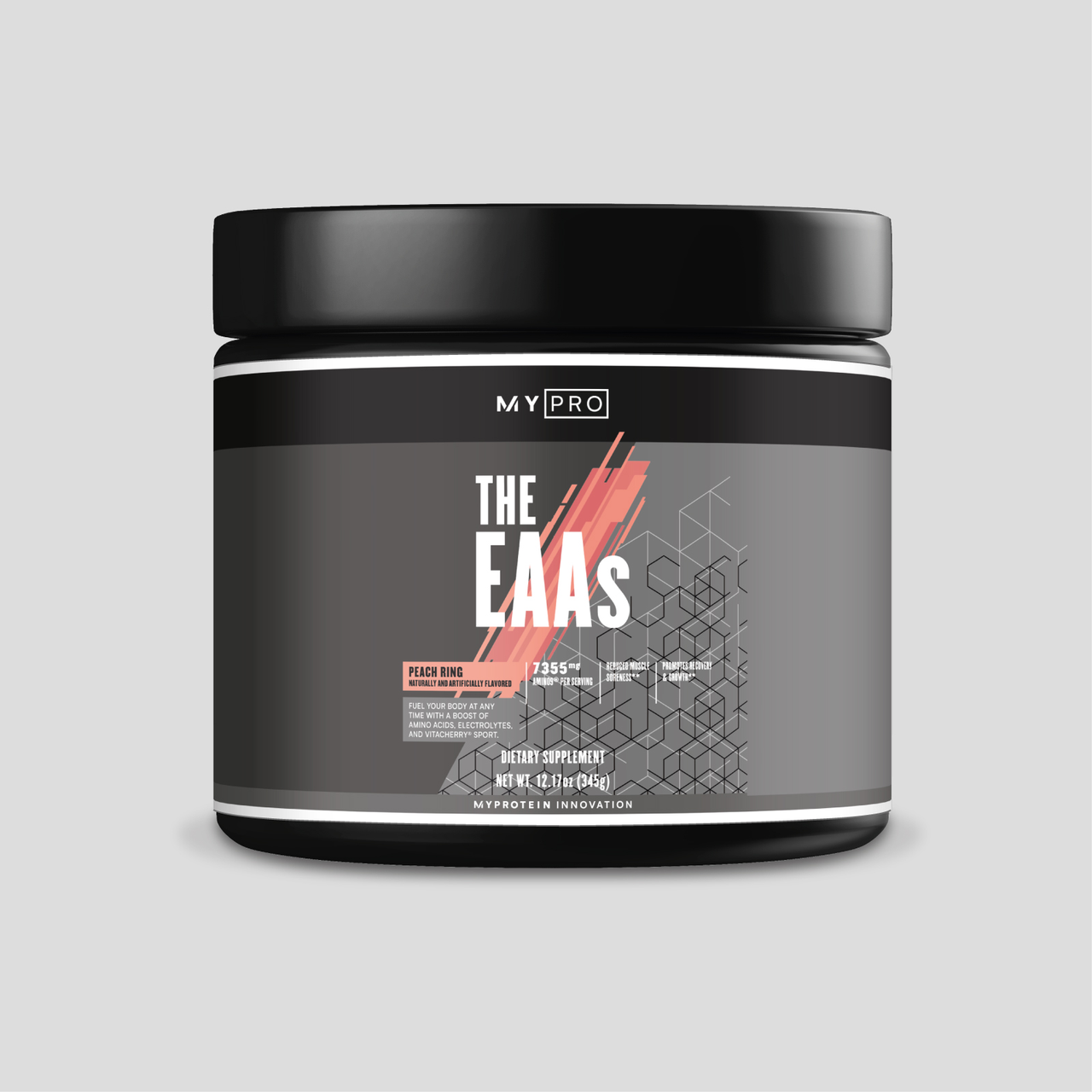 (уцінка термін по 7.25) Амінокислотний комплекс з електролітами Myprotein THE EAAs 345 г (peach rings)