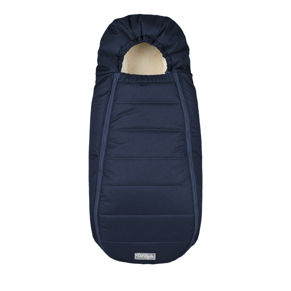 Дитячий зимовий конверт кокон на овчині з утеплювачем у візок коляску від 0 до 10 місяців Тренд Baby XS Синій, фото 1