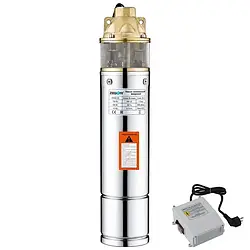 Глибинний свердловинний насос Zegor 4SKM100E 750Вт 58м вихровий водяний насос для свердловин і колодязів