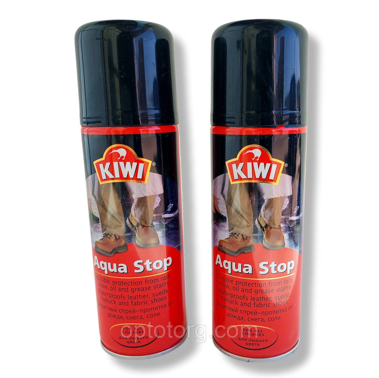 Водовідштовхувальний спрей для взуття KIWI Ківі Aquastop 200 мл РОЗПРОДАЖ, фото 1