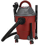 Промисловий пилосос будівельний для сухого вологого прибирання Kraft&Dele KD475 в майстернях автосервісах цехах 1200 Вт бак 20 л, фото 2