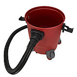 Промисловий пилосос будівельний для сухого вологого прибирання Kraft&Dele KD475 в майстернях автосервісах цехах 1200 Вт бак 20 л, фото 9