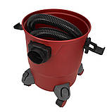 Промисловий пилосос будівельний для сухого вологого прибирання Kraft&Dele KD475 в майстернях автосервісах цехах 1200 Вт бак 20 л, фото 10