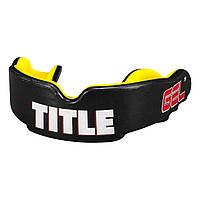 Капа TITLE Boxing Gel Victory 2.0 доросла (вік 11+) Black/Yellow