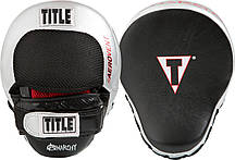 Лапи боксерські TITLE Boxing Aerovent Anarchy Punch Mitts Black/Silver