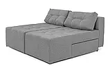 Диван трансформер Діско (стандарт) (прямий, кутовий) рогожка світло-сірий, фото 4