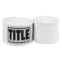 Бинти для боксу TITLE Boxing Select 180" Semi Elastic Mexican White (4.5м.)