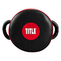 Маківара кругла TITLE Boxing Wrap-Around Stationary Punch Shield Black/Red