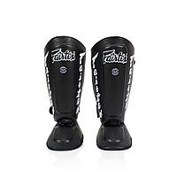 Захист гомілки та стопи Fairtex SP7 Shin Pads Black L
