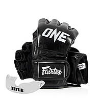 Рукавиці для ММА Fairtex FGV12 ONE Black L