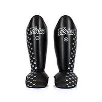 Захист гомілки та стопи Fairtex SP5 Shin Pads Black XL
