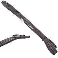 Еспандер-петля (гумка для фітнесу і кроссфіту) PowerPlay 4116 Double Colors Чорно/Сіра (2-7 кг)