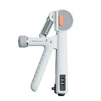 Еспандер кистьовий з лічильником PowerPlay PP-4401 з регульованим навантаженням 10-60 кг. Білий