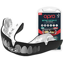 Капа OPRO Instant TEETH доросла (вік 11+) Black/Silver (art.102526002)