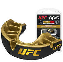 Капа OPRO Gold UFC дитяча (вік до 10р.) Black/Gold (art.102517001)