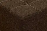 Диван трансформер Діско (стандарт) (прямий, кутовий) рогожка темно-коричневий, фото 6