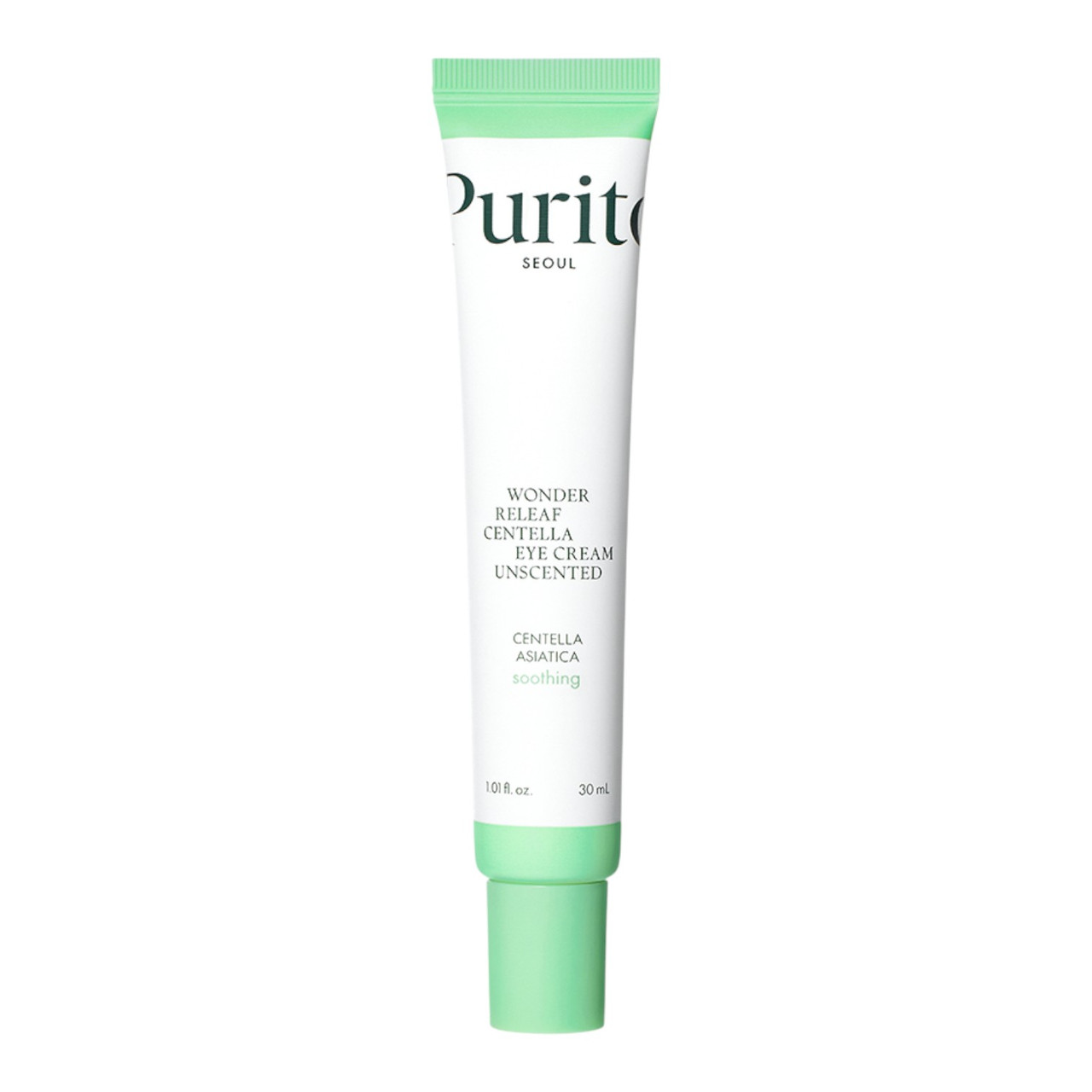 Крем для повік Purito Seoul Wonder Releaf Centella Eye Cream Unscented 30 ml з центеллою та пептидами без ефірних олій, фото 1