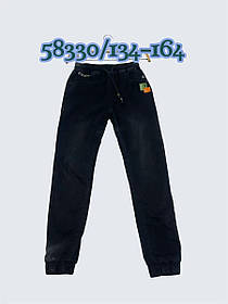 Джинси утеплені для хлопчиків оптом, Seagull, 134-164 рр., Арт. CSQ-58330