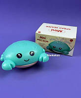 Водоплаваю іграшка для гри у ванні арт. 7019 краб з фонтаном, 2 кольори мікс, р-р10, 2*9*10, короб.