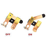 Вимикач маси — швидкі клеми. 12–24V затискач, ножовий вимикач, ізолятор Top Post Blade. Якість!, фото 5