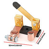 Вимикач маси — швидкі клеми. 12–24V затискач, ножовий вимикач, ізолятор Top Post Blade. Якість!, фото 2