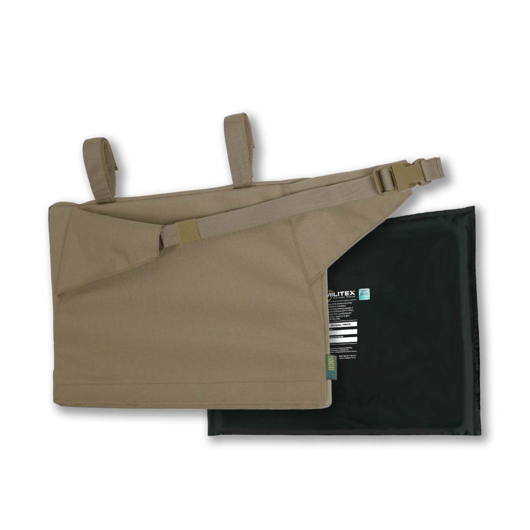 Каремат-сидушка Kiborg з балістичним захистом 2 клас Militex Койот, фото 1