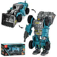 Робот-трансформер бульдозер Urban Hero 2в1 18 см із зброєю