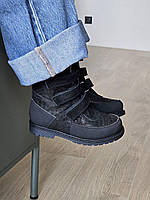 Дитячі ортопедичні демісезонні черевики на липучках на флісі 28 р, фото 3